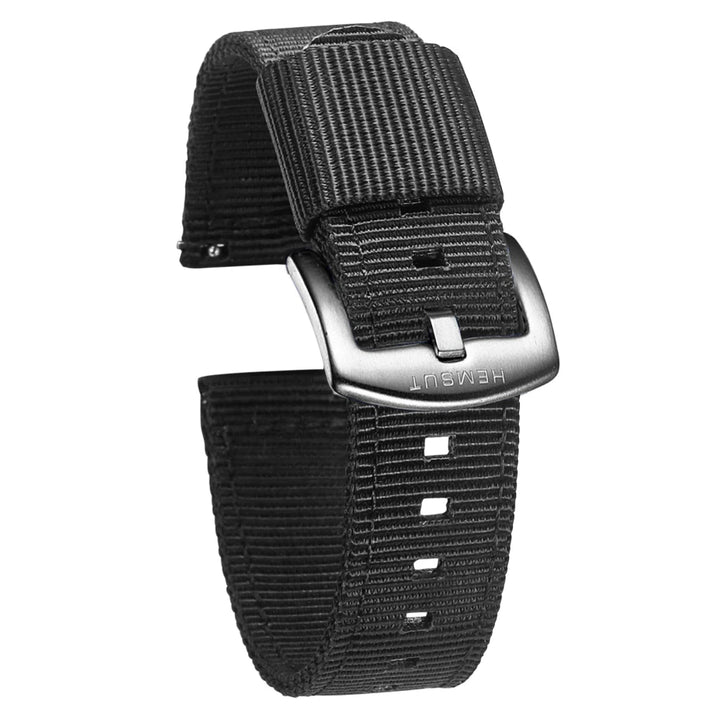 Military Nylon Quick-Release Watch Strap (18-24mm)