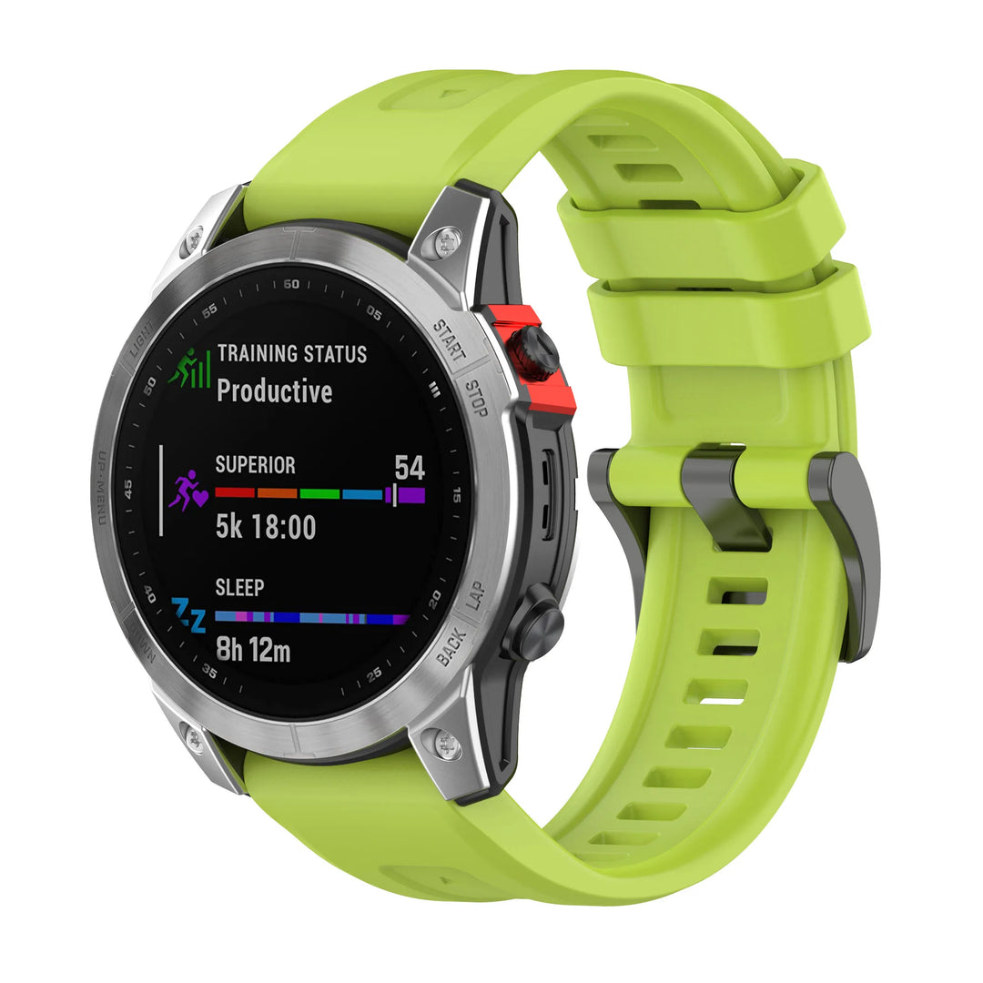 EasyFit Silicone Watch Strap for Garmin Fenix Series (20-26mm)