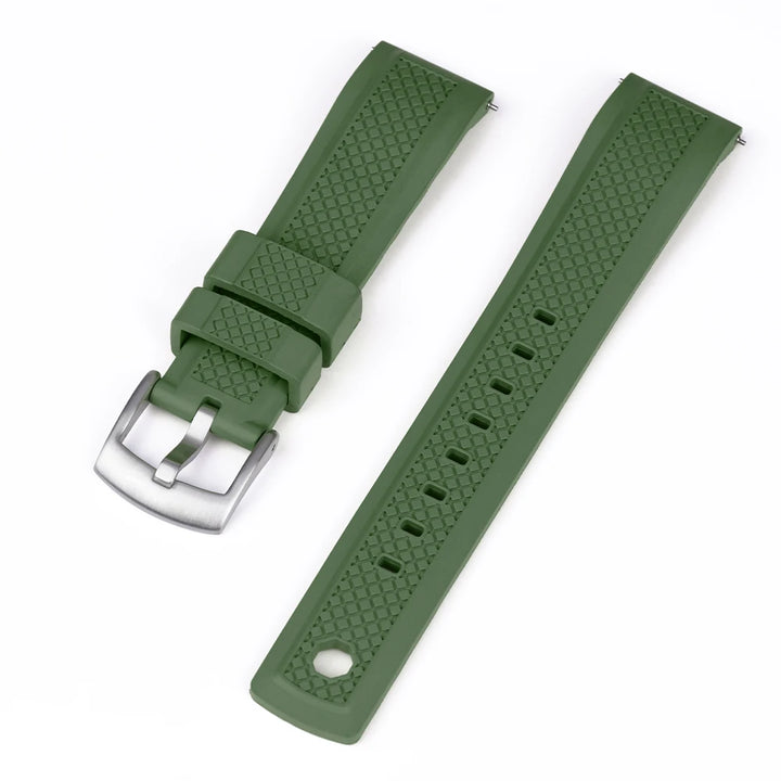 FKM Rubber Watch Strap 20/22mm for Samsung Galaxy 46mm & Huawei GT2/Amazfit GTR 47mm