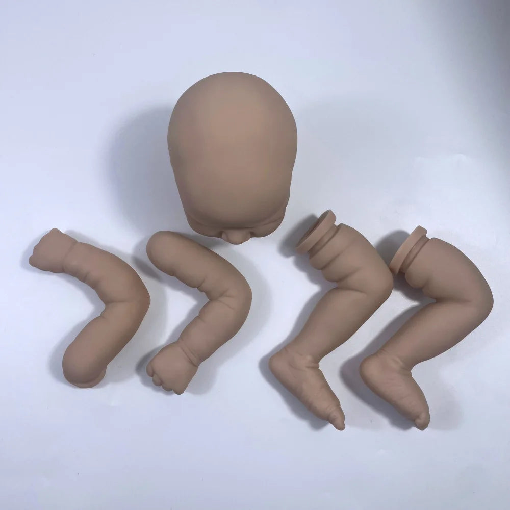 18″ Pascale Blank Unpainted Vinyl Reborn Doll Kit with Cloth Body