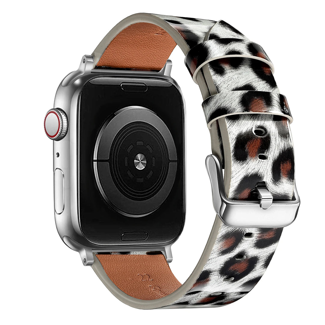 Leopard Print Apple Watch Band (38–49mm)