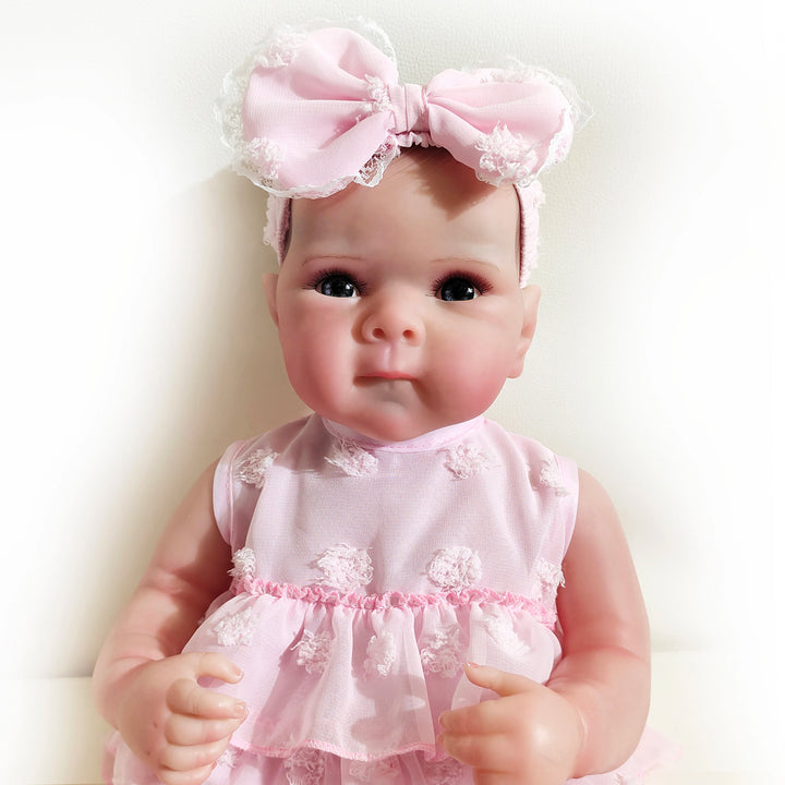 18″ Bettie Lifelike Full‑Body Reborn Baby Doll – 3D Skin & Hand‑Drawn Hair