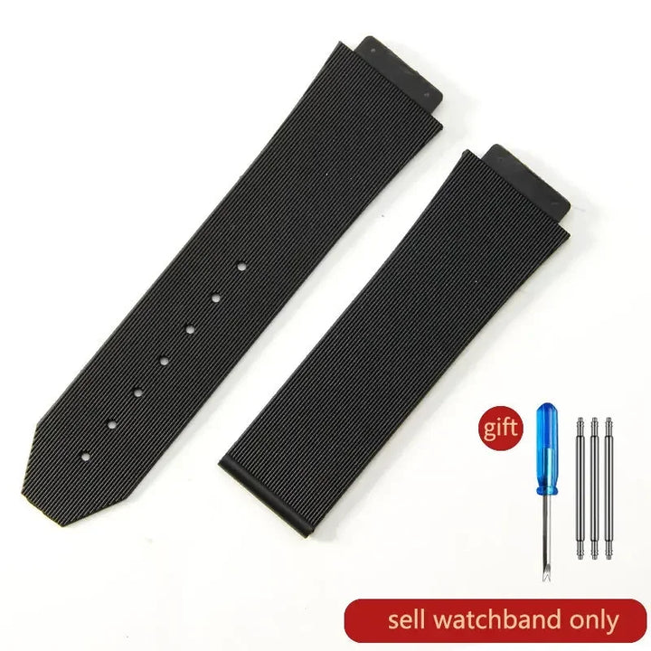 Waterproof Sports Silicone Watch Band 24x17 & 26x19mm (Men & Women)