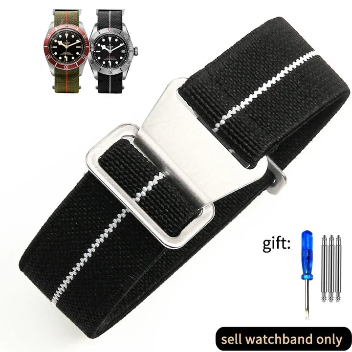 French Army Nylon Watch Band 18–22mm
