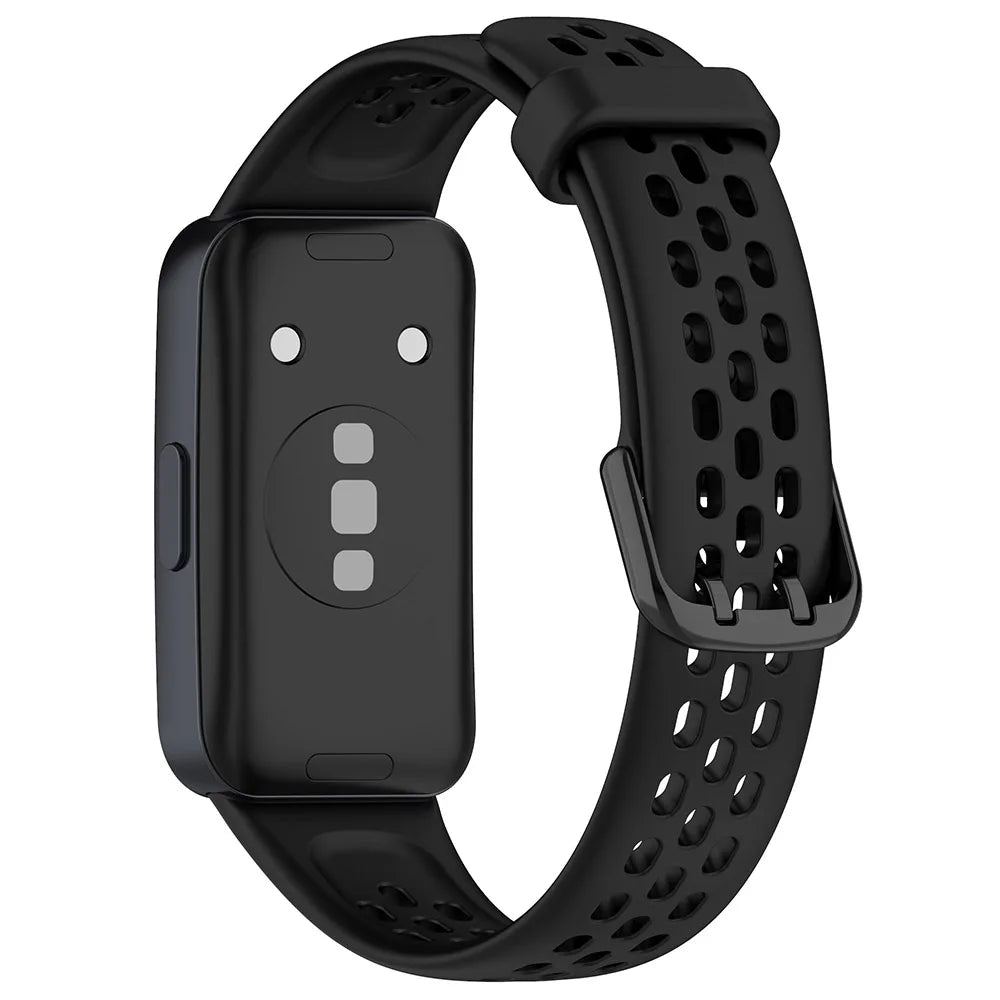 Breathable Silicone Watch Strap for Huawei Band 8/9/10