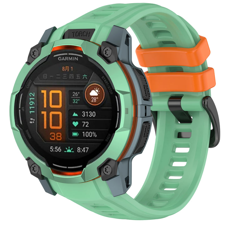 Silicone Replacement Watch Strap for Garmin Instinct 3 & Instinct 3 Solar 45/50mm