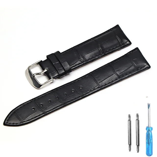 Watch Band Genuine Leather straps Watchbands 12mm 18mm 20mm 22mm watch accessories superior quality watch strap