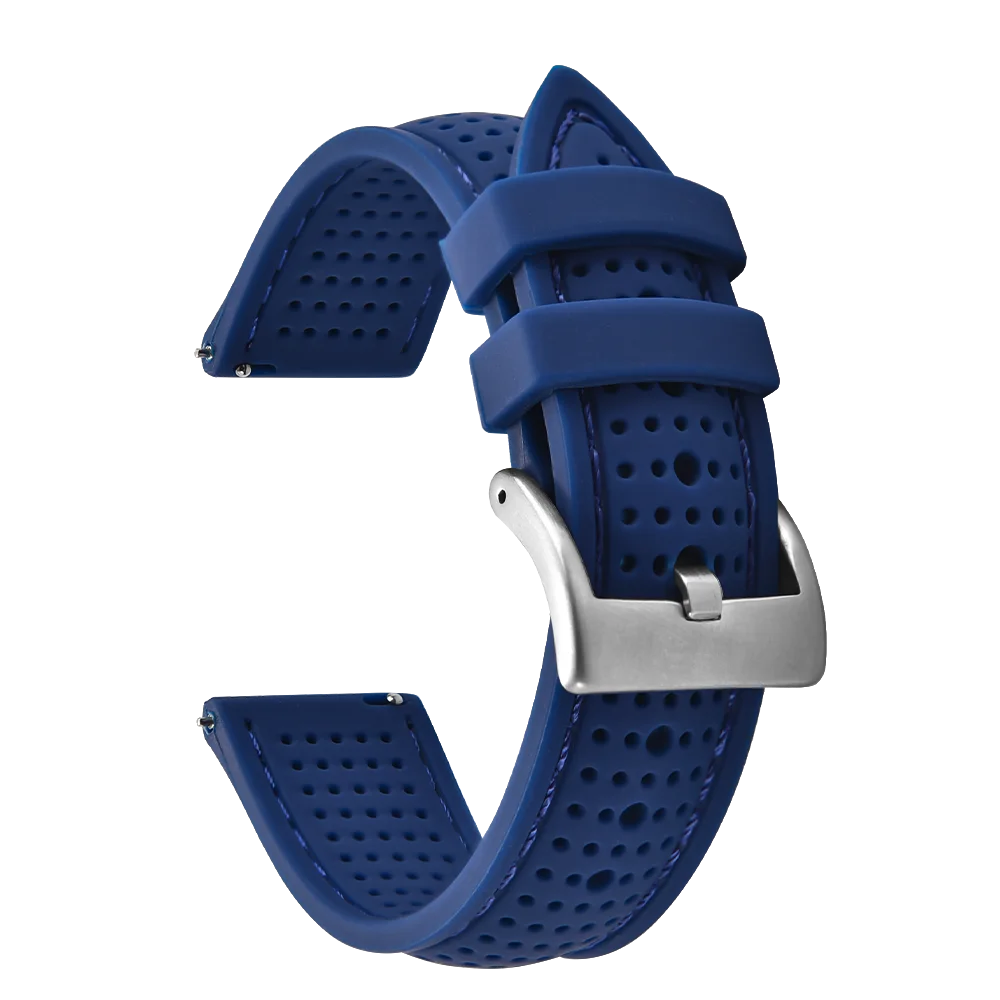 NATOBELT Soft Porous Rubber Watch Strap – Quick Release (18-22mm)