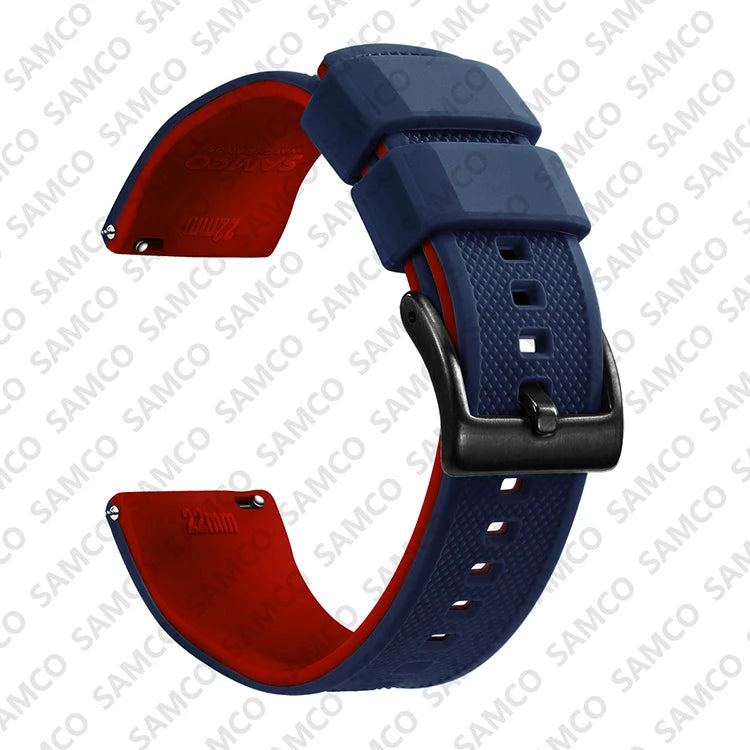 Premium Silicone Quick-Release Watch Band 18/20/22mm