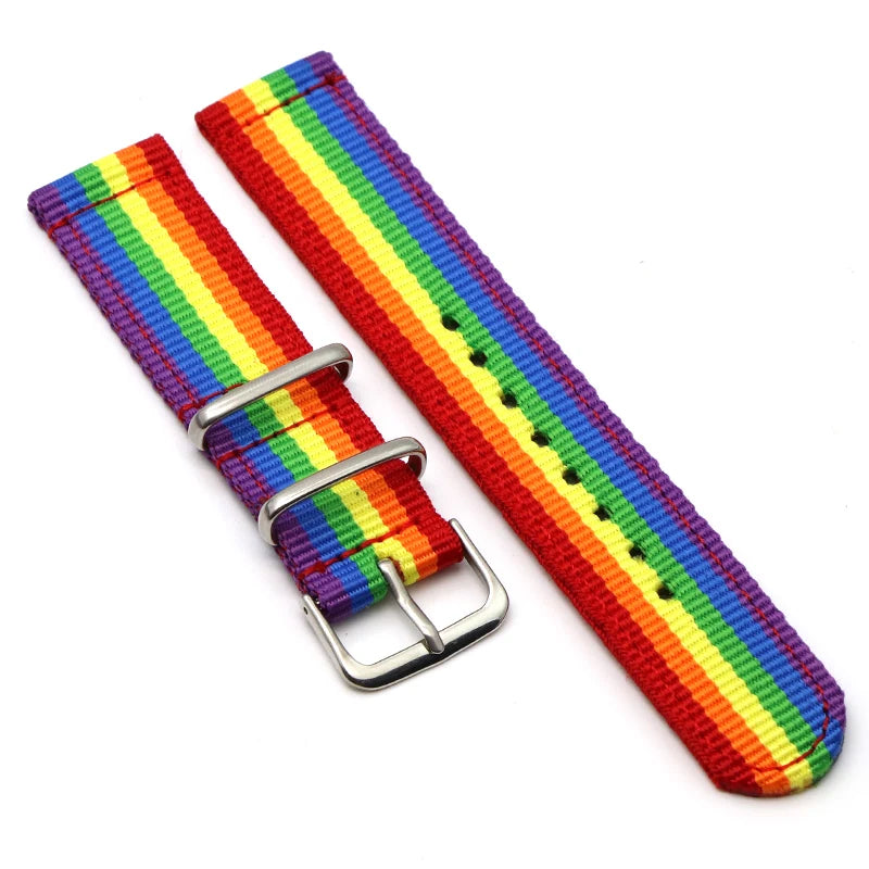 Solid Nylon Smartwatch Strap