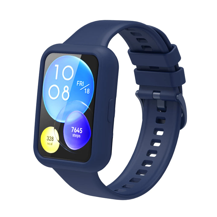 Silicone Case & Strap for Huawei Watch Fit 2 – Protective Cover