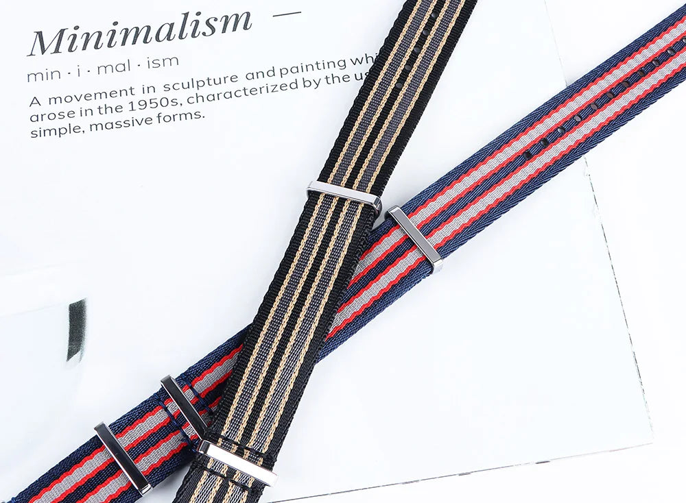 Nylon Canvas Watch Strap 20mm (Omega, Rolex & Tudor)