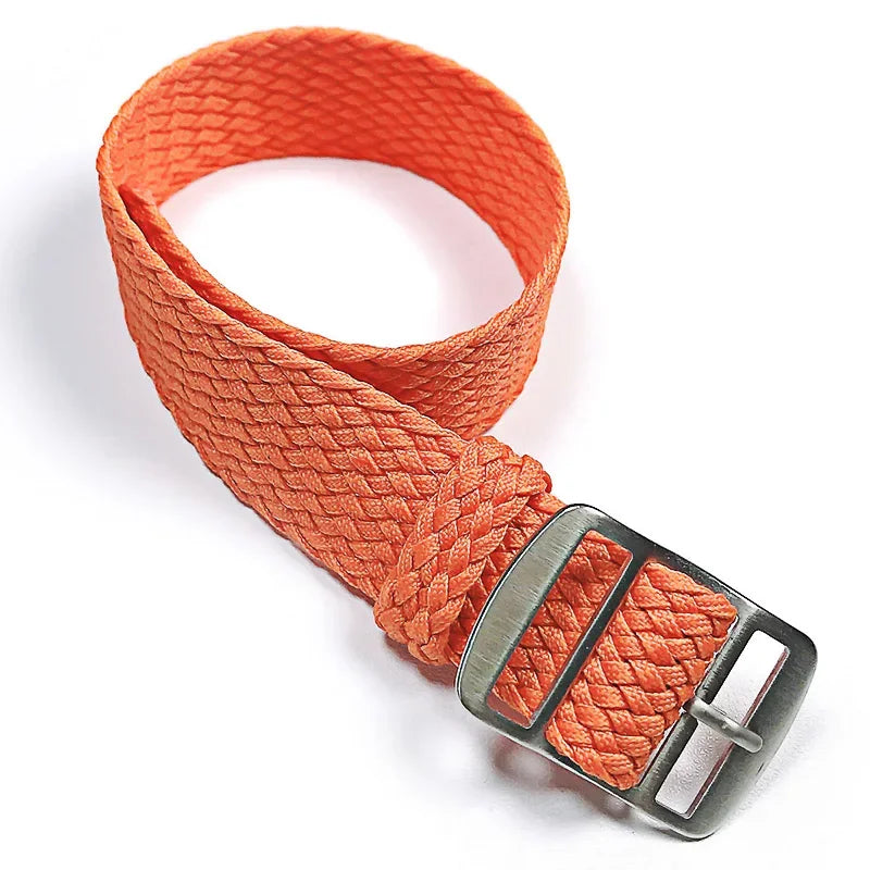 Perlon Woven Nylon Watch Strap (14–22mm)