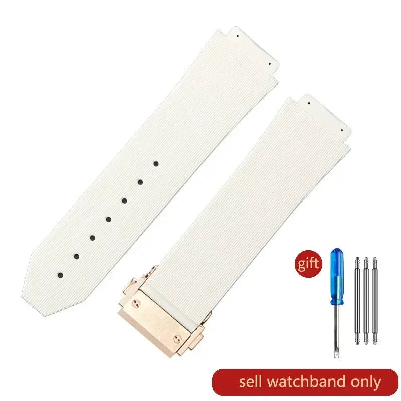 Waterproof Sports Silicone Watch Band 24x17 & 26x19mm (Men & Women)