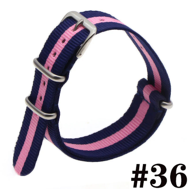 Waterproof Nylon Watch Strap (16-22mm)