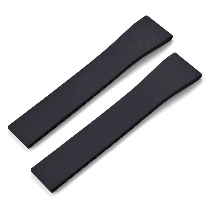 NATOBELT CTS FKM Rubber Watch Band Strap 16mm 18mm 19mm 20mm 21mm 22mm Quick Release Butterfly Cut-to-Size Sweatproof Waterproof