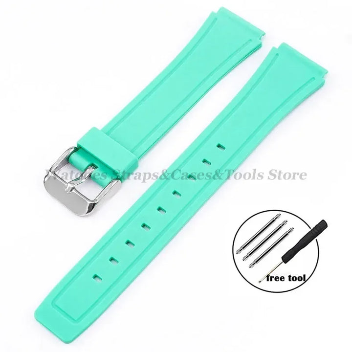 Strap for Casio F84/F91W 18mm Silicone Watchband for F105 F108 FA158 F168 AE1200 AE1300 Replacement Bracelet Men Women Thin Band