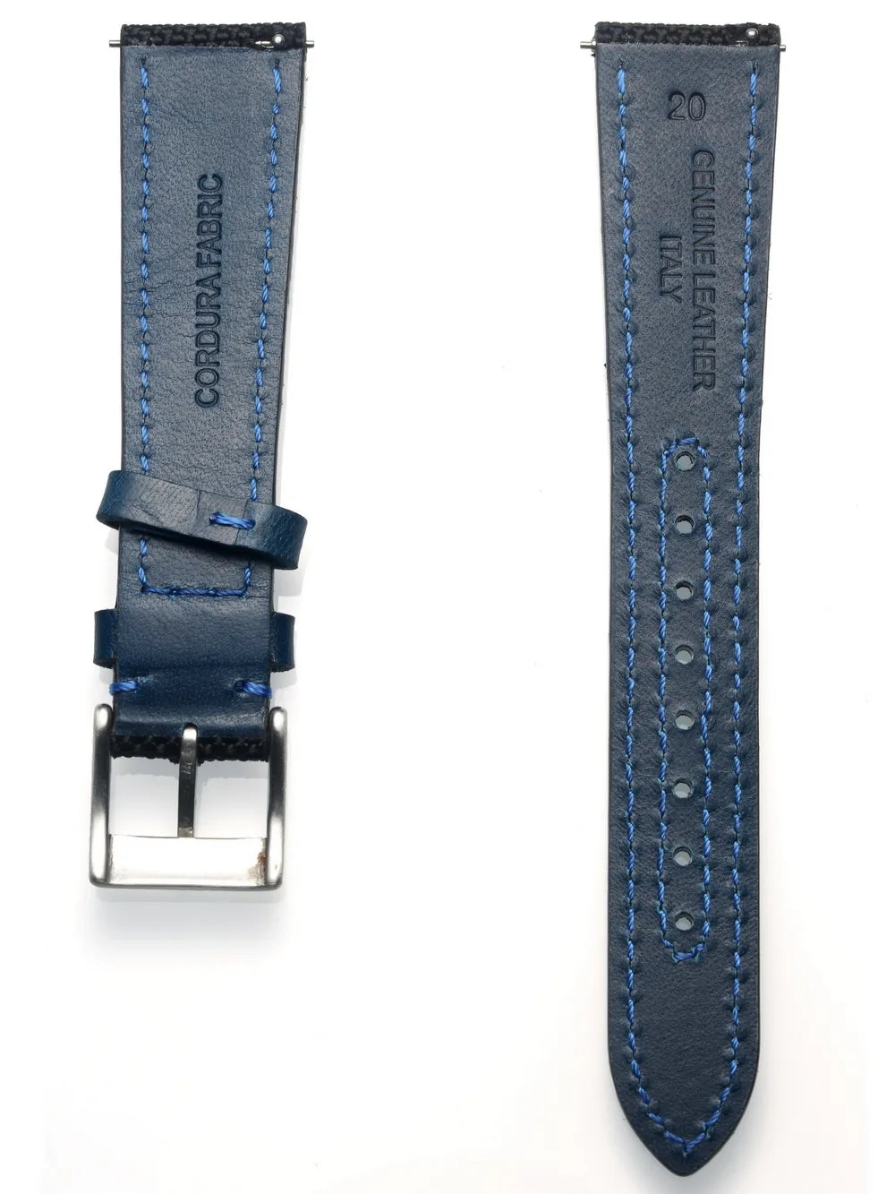 HEMSUT Ballistic Nylon Quick-Release Watch Strap (18-22mm)
