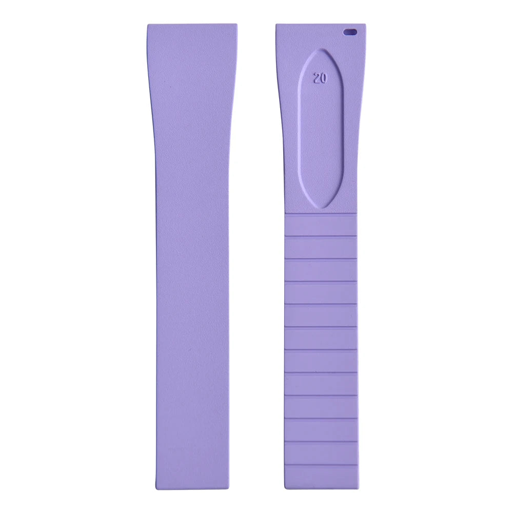 CTS FKM Rubber Watch Strap 16mm 18mm 19mm 20mm 21mm 22mm Quick Release Butterfly Buckle Watch Band CTS Strap For Cut To Size