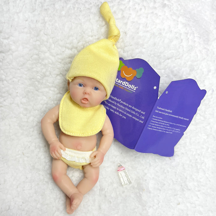 6″ Mini Silicone Reborn Baby Girl – Lifelike Palm Doll