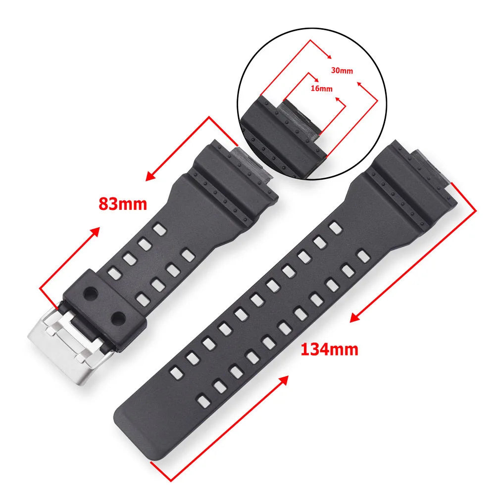 Replacement Watch Strap for Casio G-Shock GA/GD Series (16mm)