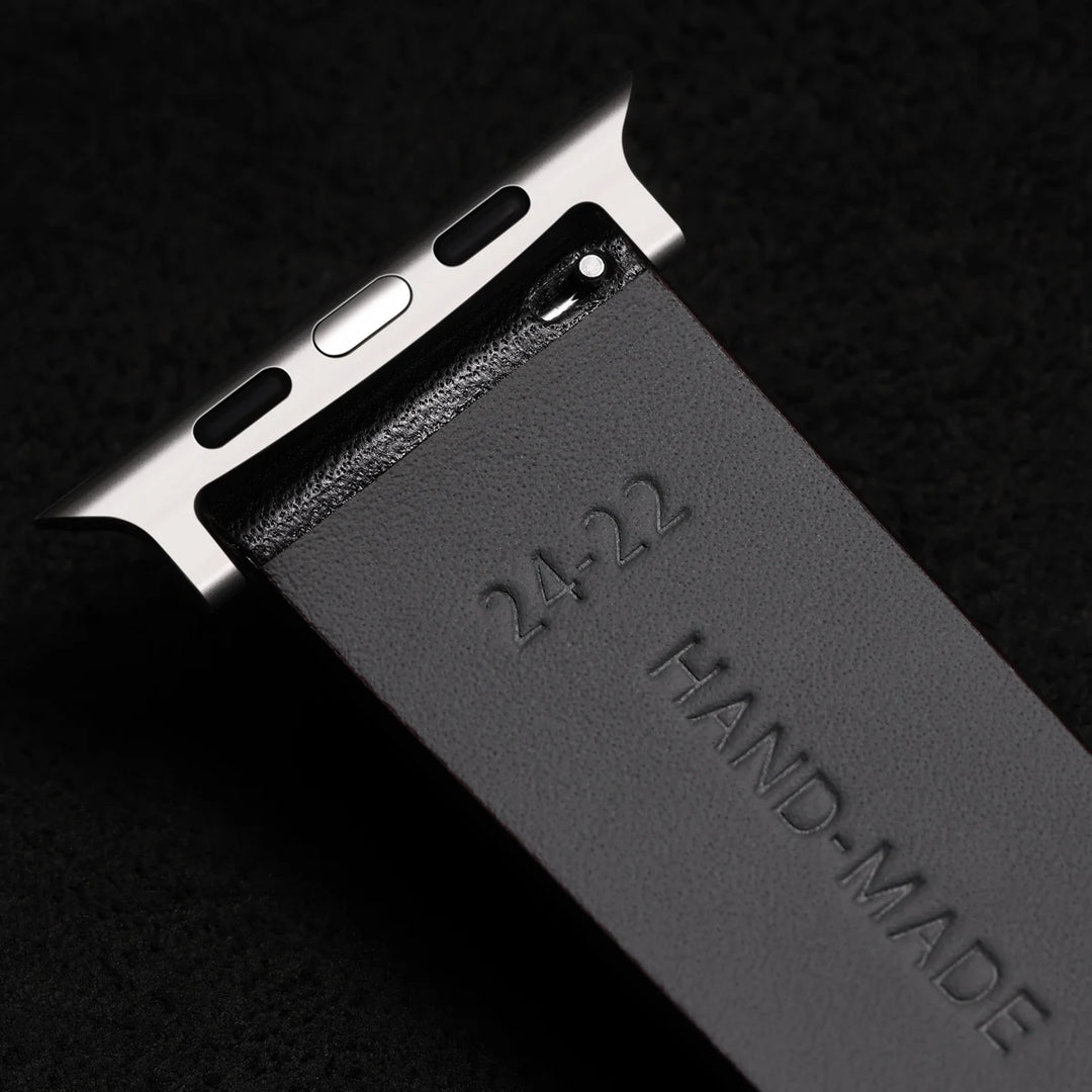 Luxury Bicolor Leather Strap For Apple Watch, Ultra3 49mm, Series11, 10, 46mm, 42mm, 45mm, 44mm, 41mm, 40mm, Handmade Watch Band