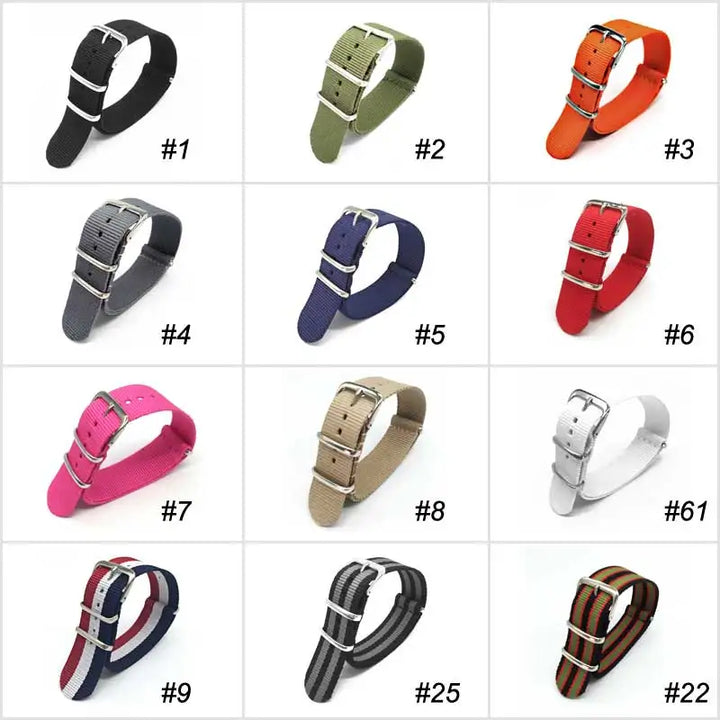 Nylon Sport Apple Watch Strap 18–22mm