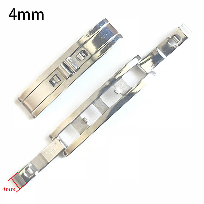 Stainless Steel Double Pull Folding Butterfly Clasp – 3–6mm