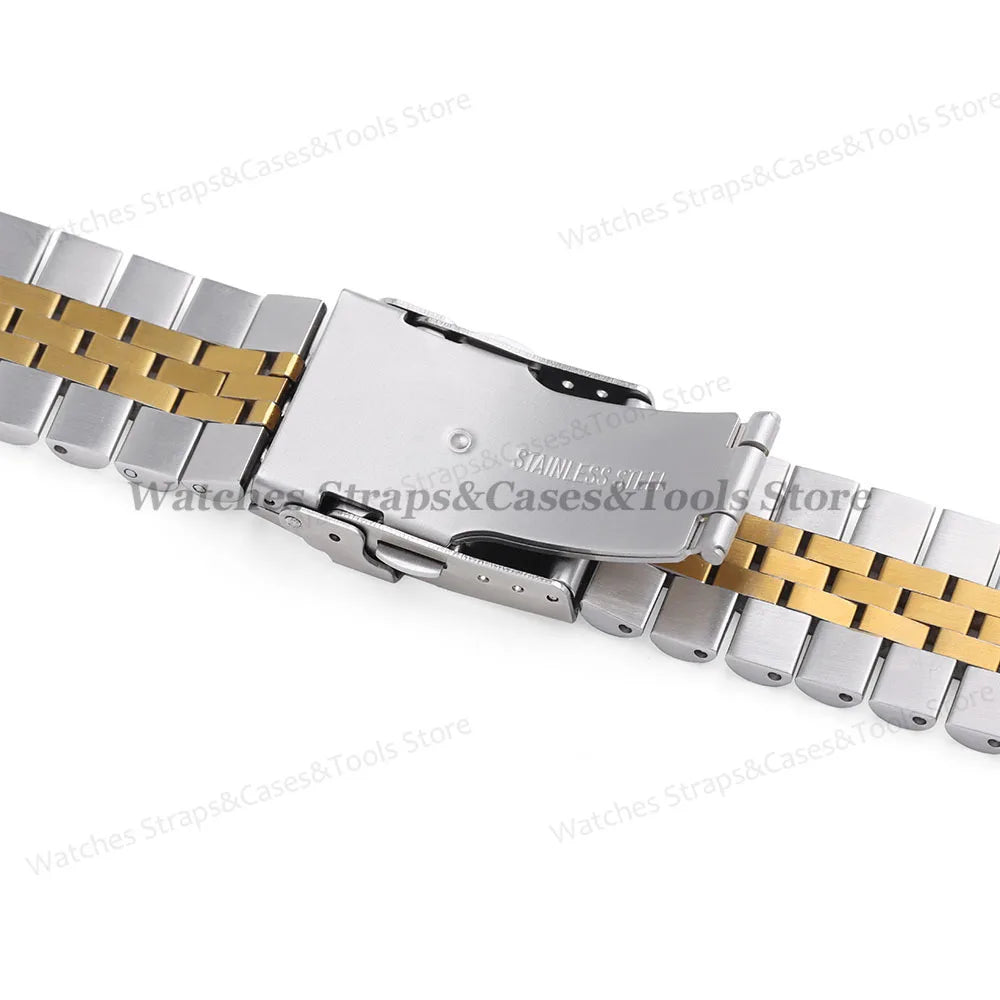 22mm Diving Steel Metal Straps For Casio for Duro MDV107 MDV106 Watch Wristbands Bracelet Stainless Steel Watchband Replacement