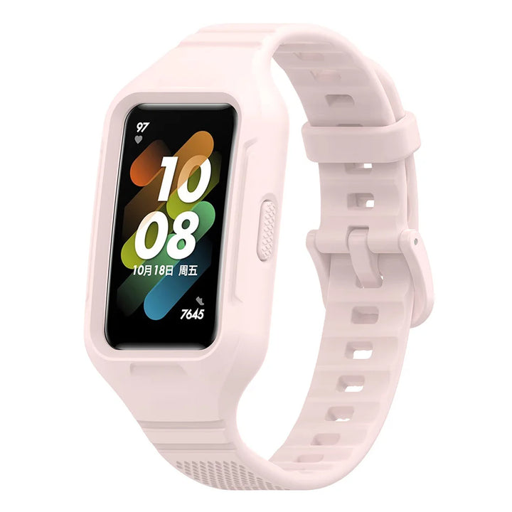 Integrated Silicone Strap & Case for Huawei Band 6-9 & Honor Band 6-7