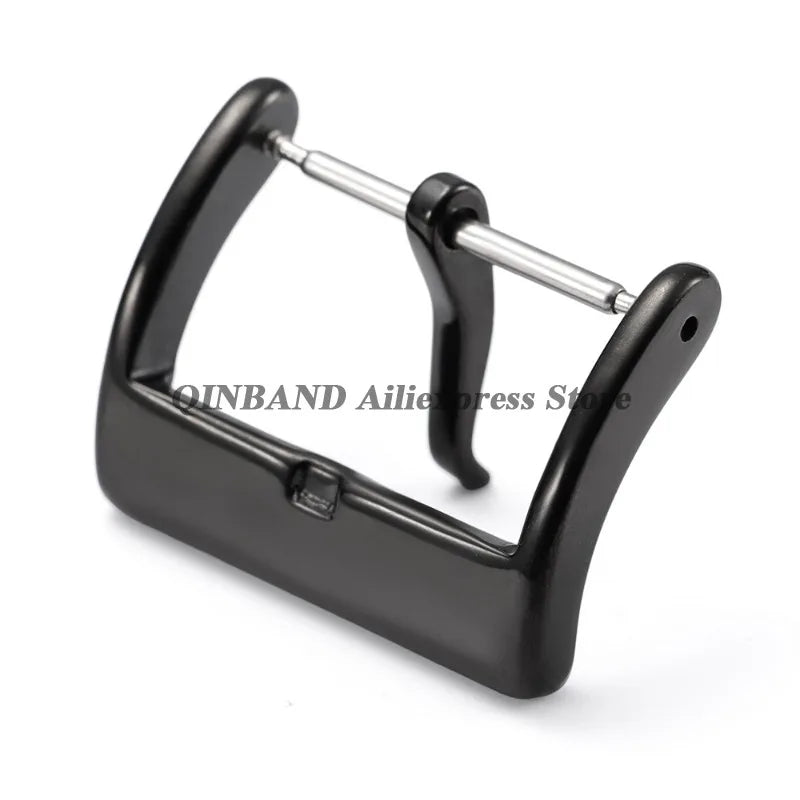 304L Stainless Steel Pin Watch Buckle 16–20mm (Matte/Polished,