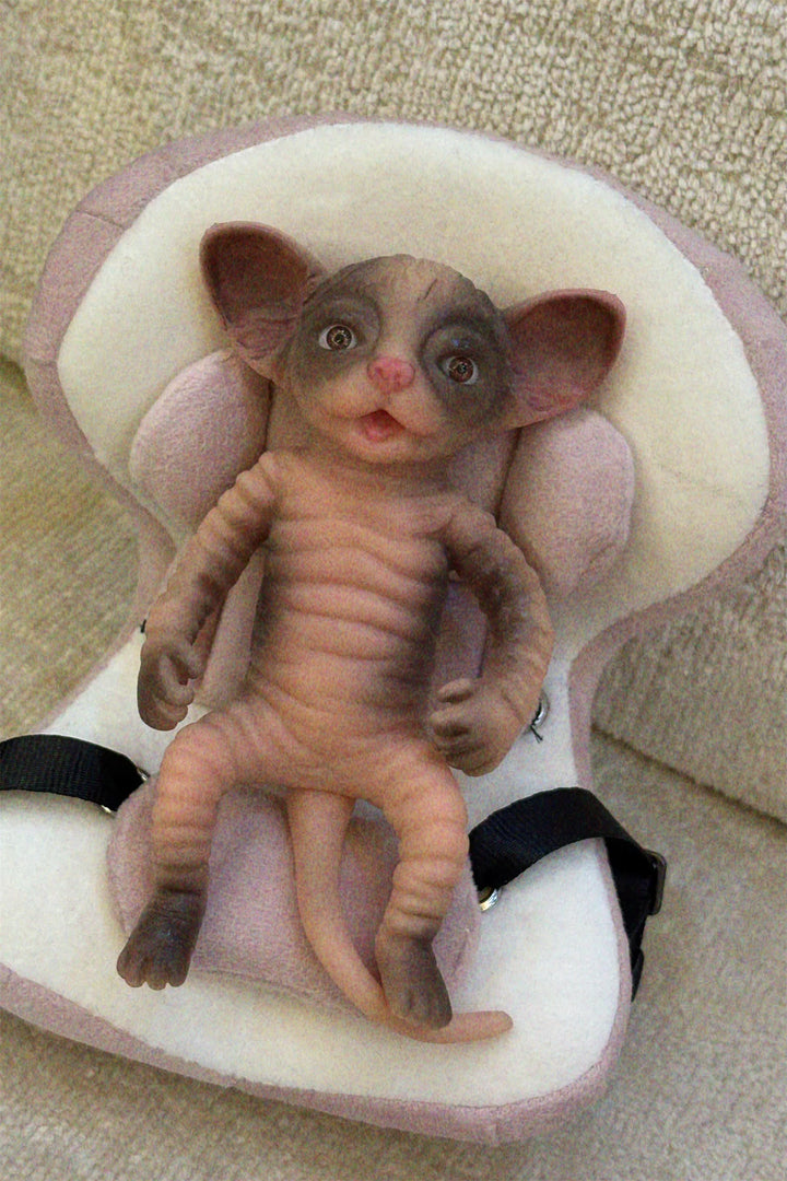 10–11 cm Mini Silicone Tiger Reborn Doll