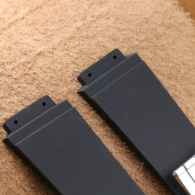 Silicone Rubber Watch Strap for Hublot (26×19mm, 24×17mm)