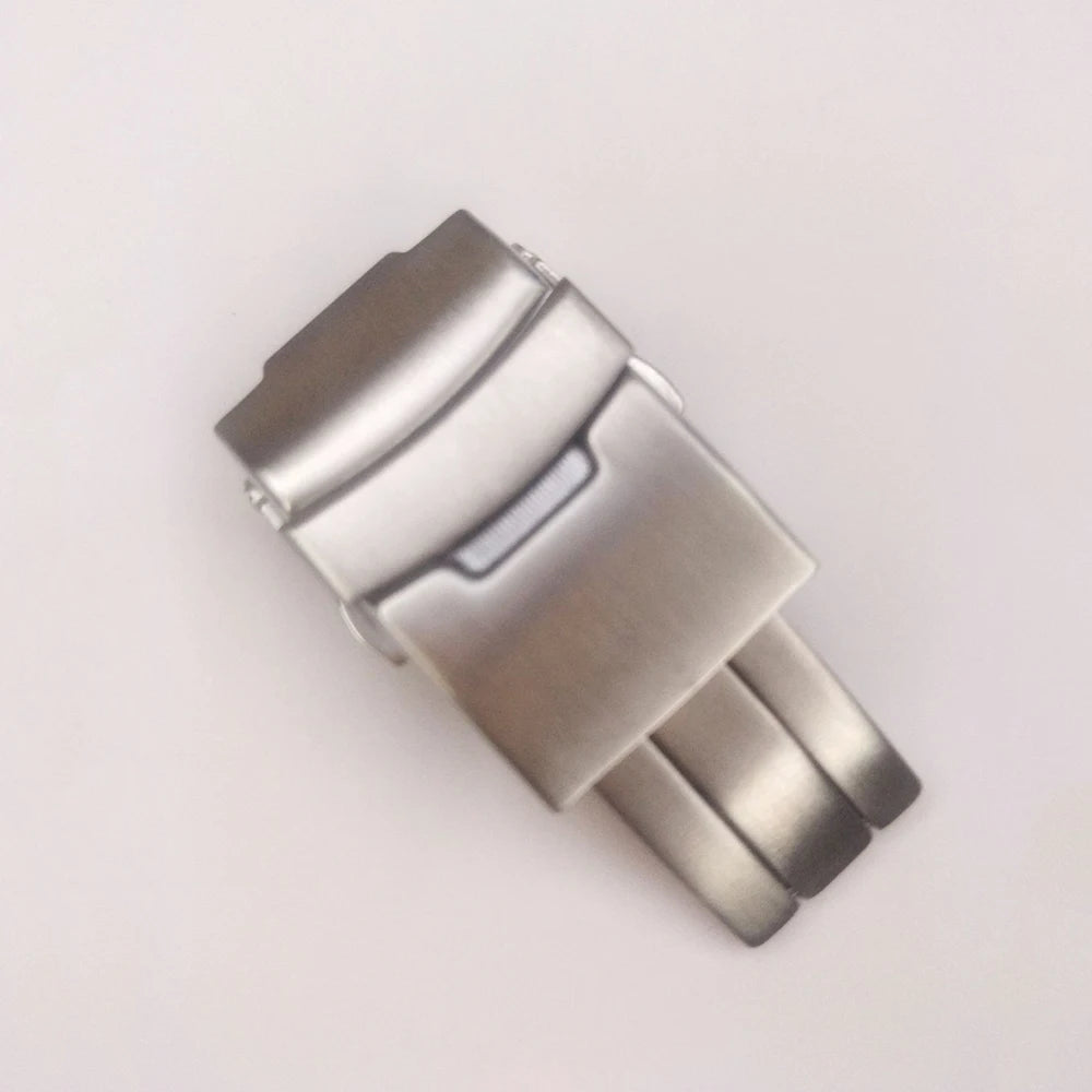 Stainless Steel Folding Clasp 18–24mm for Seiko & Citizen Watch Bands
