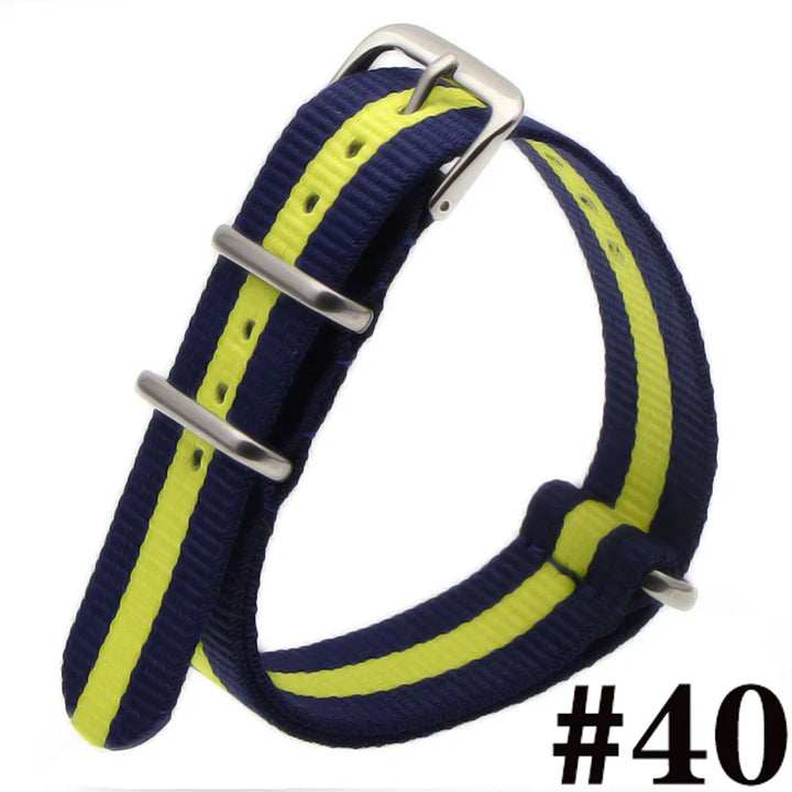 Waterproof Nylon Watch Strap (16-22mm)