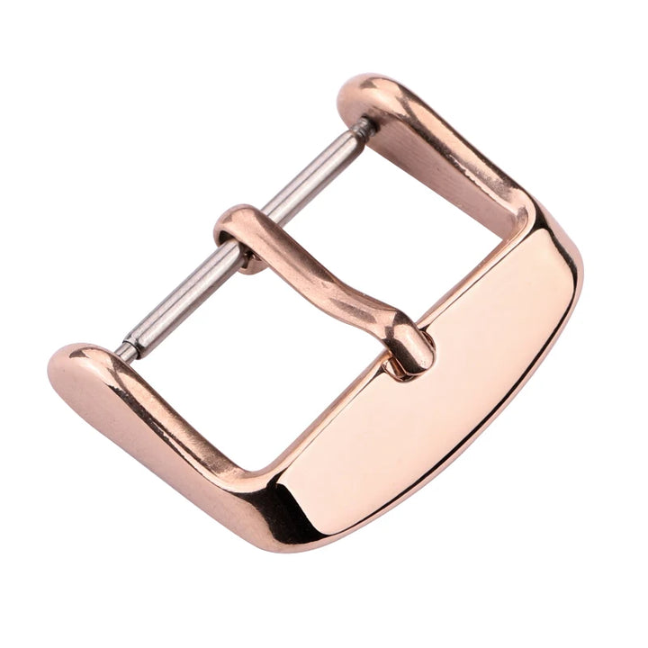 15pcs Stainless Steel Watch Clasps – 16–24mm, Silver/Gold