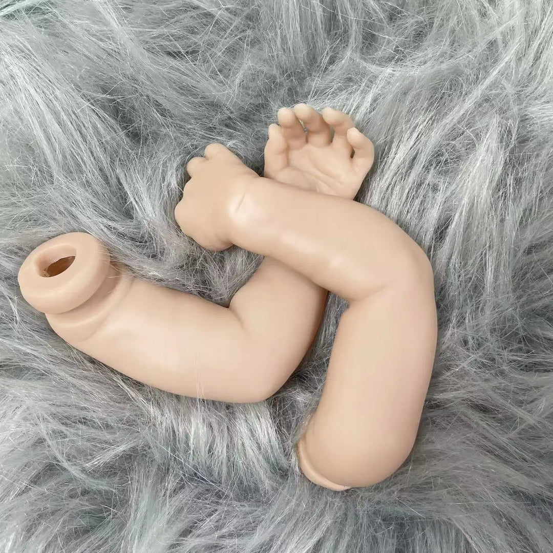 17″ Levi Sleeping Reborn Doll Kit – Unpainted Vinyl DIY Parts