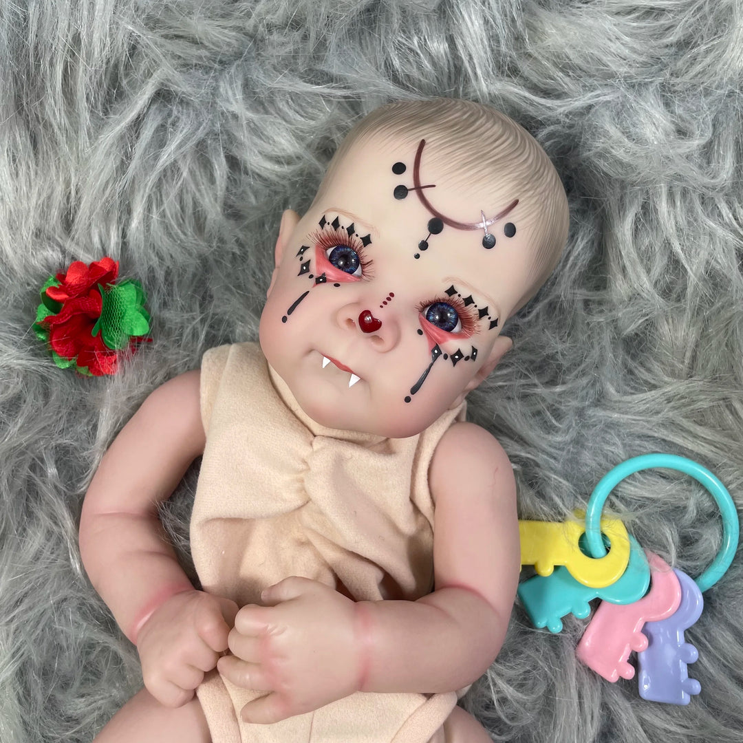 18″ Painted Bettie Reborn Doll Kit – Vinyl DIY Halloween Series