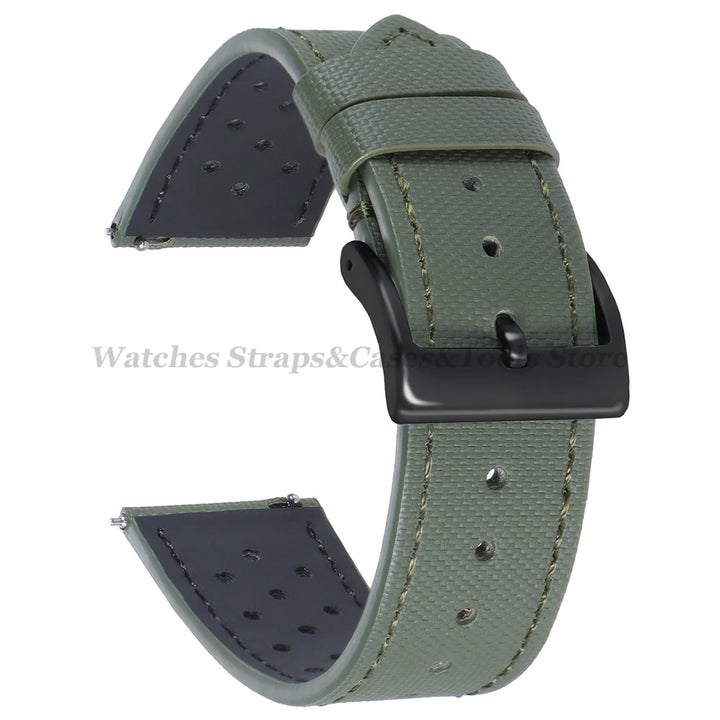 Sailcloth Nylon Watch Strap – 18-22mm