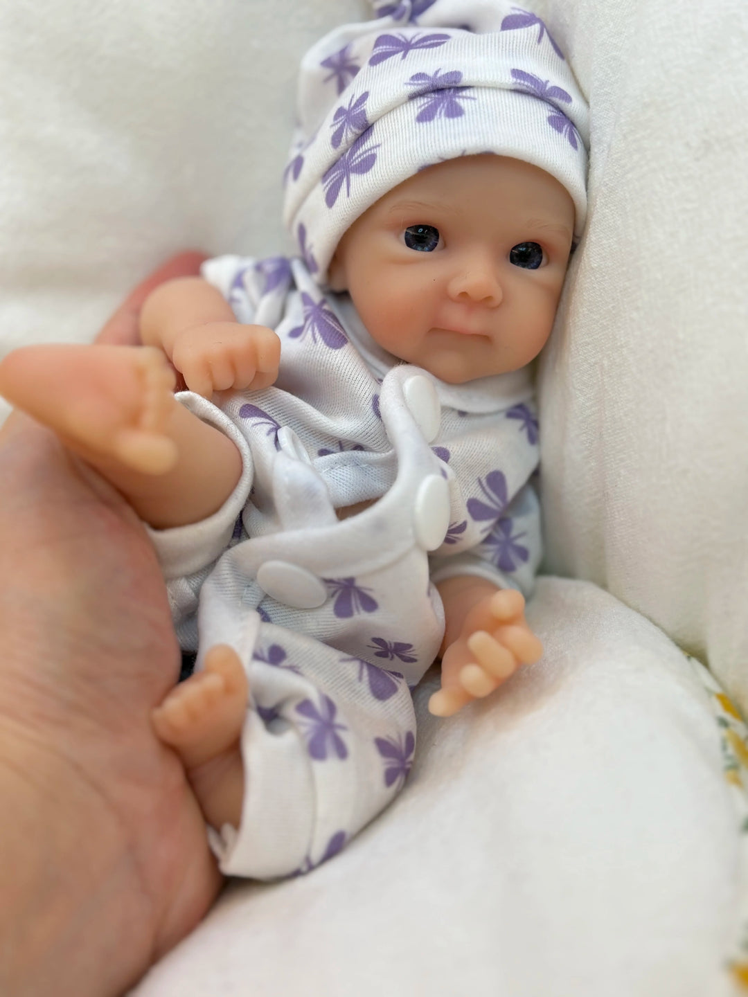 20 cm 2‑Style Waterproof Soft Mini Silicone Bebe Reborn Dolls