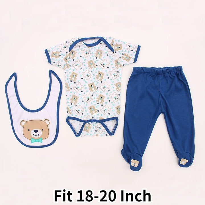 18–22″ Reborn Doll Clothes Set – Cute Dress & Accessories