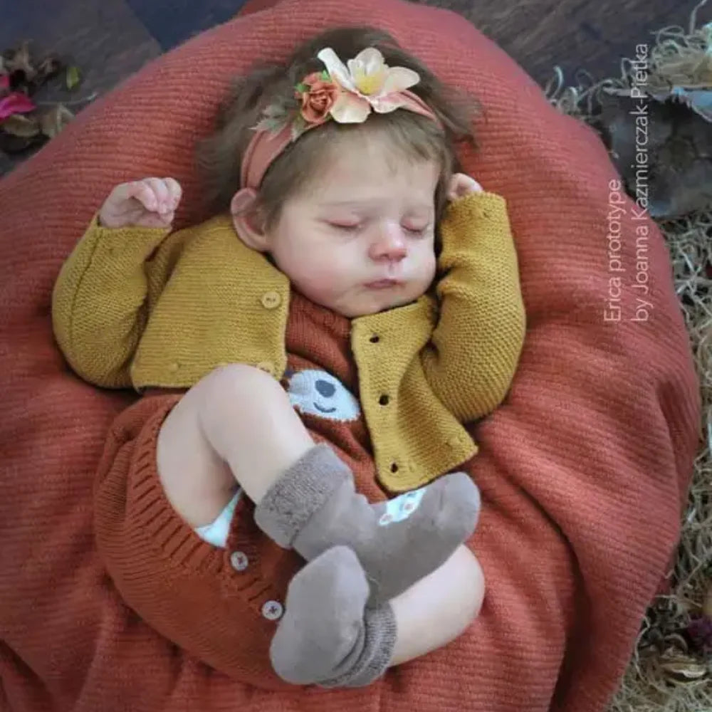 21″ Eric & Erica Vinyl Reborn Doll DIY Kit with Cloth Body