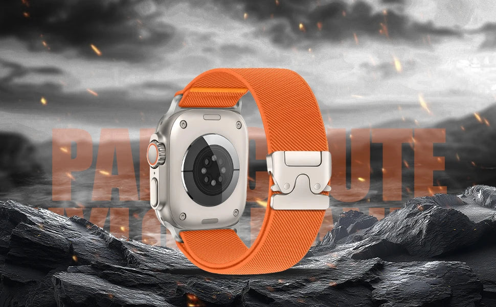 Parachute Straps For Apple Watch ultra 3 Band 49mm 45mm 46mm 44mm 42mm 40mm 41mm correa Bracelet IWatch Series 11 10 9 8 7 6 SE