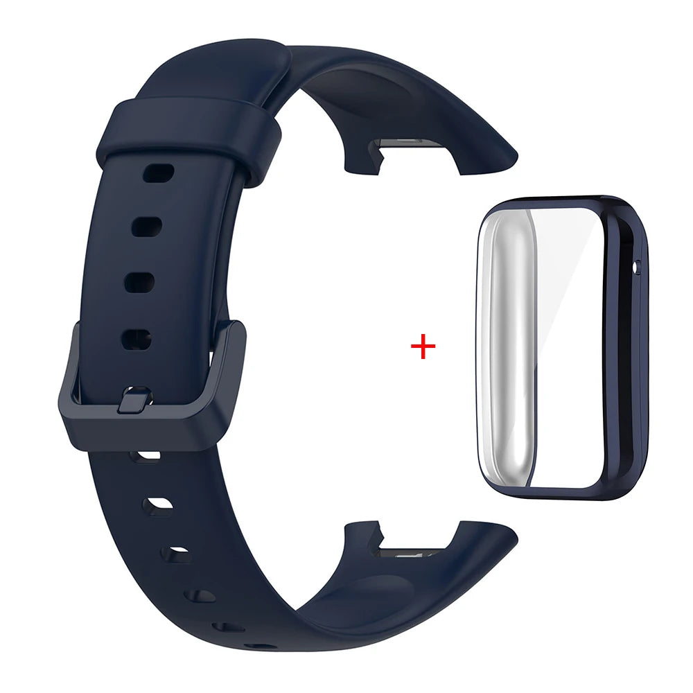 TPU Strap with Protective Case for Xiaomi Mi Band 7 Pro