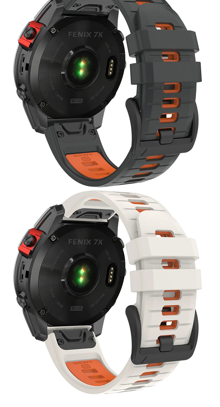 QuickFit Silicone Strap for Garmin Fenix, Epix & Enduro (22-26mm)