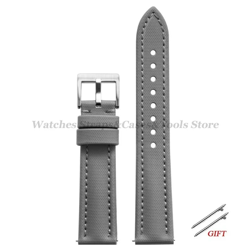 New Premium Sailcloth WatchBand 18/19/20mm 21mm 22mm for Rolex for Omega for Blancpain Quick Release Men Sport Replacement Strap