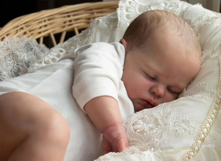 19″ Pickle Boy Reborn Toddler Doll – Lifelike Hand‑Painted Cloth Body