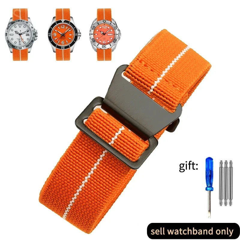 French Army Nylon Watch Band 18–22mm
