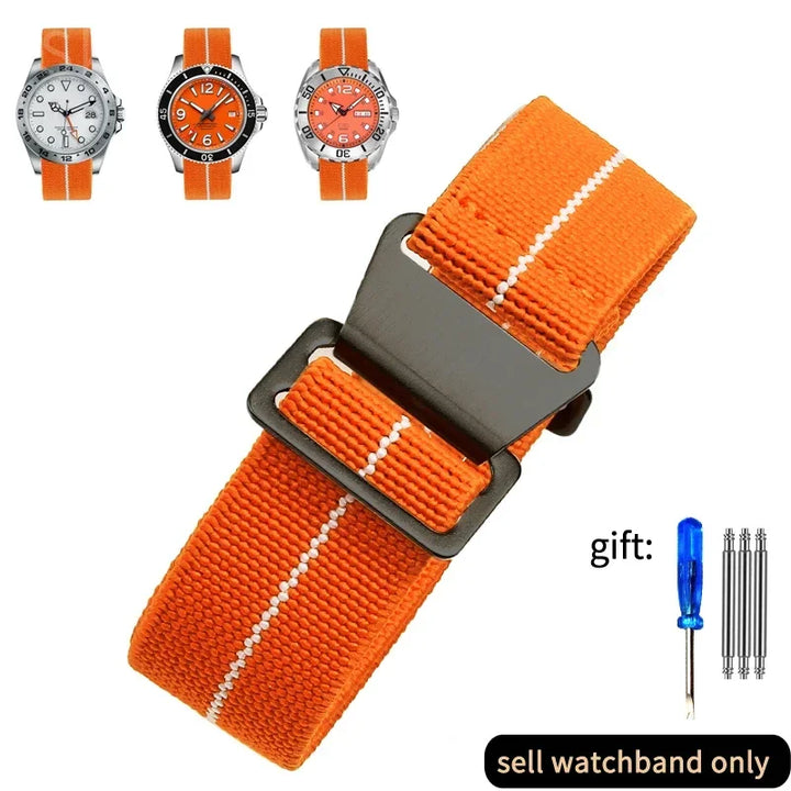 French Army Nylon Watch Band 18–22mm