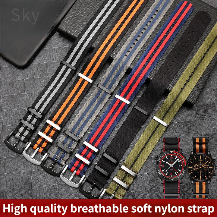 Breathable Nylon NATO Strap 20/22mm